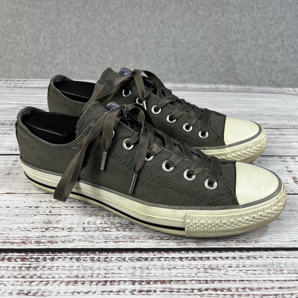 Converse Chuck Taylor All Star Double Tongue Gray Sneakers 107440F Mens 8 Wom 10